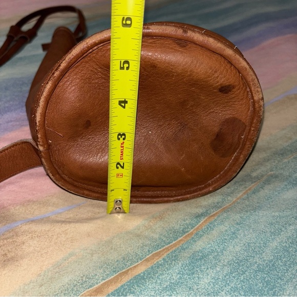 Vintage Old COACH 9984 Drawstring Shoulder Bag -Brown Leather - Picture 12 of 13